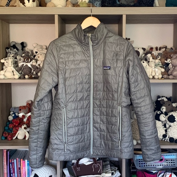silver patagonia jacket